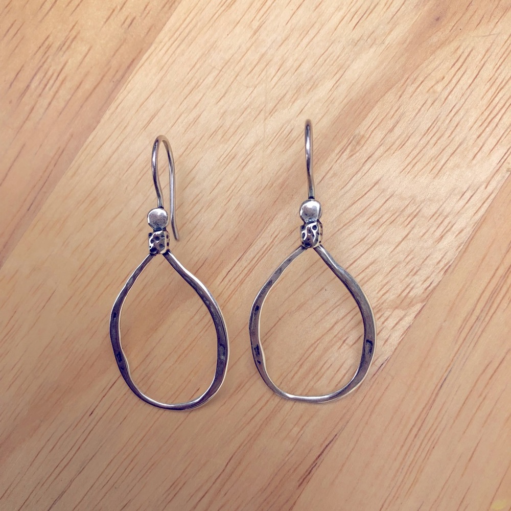 Silpada sterling silver teardrop earrings